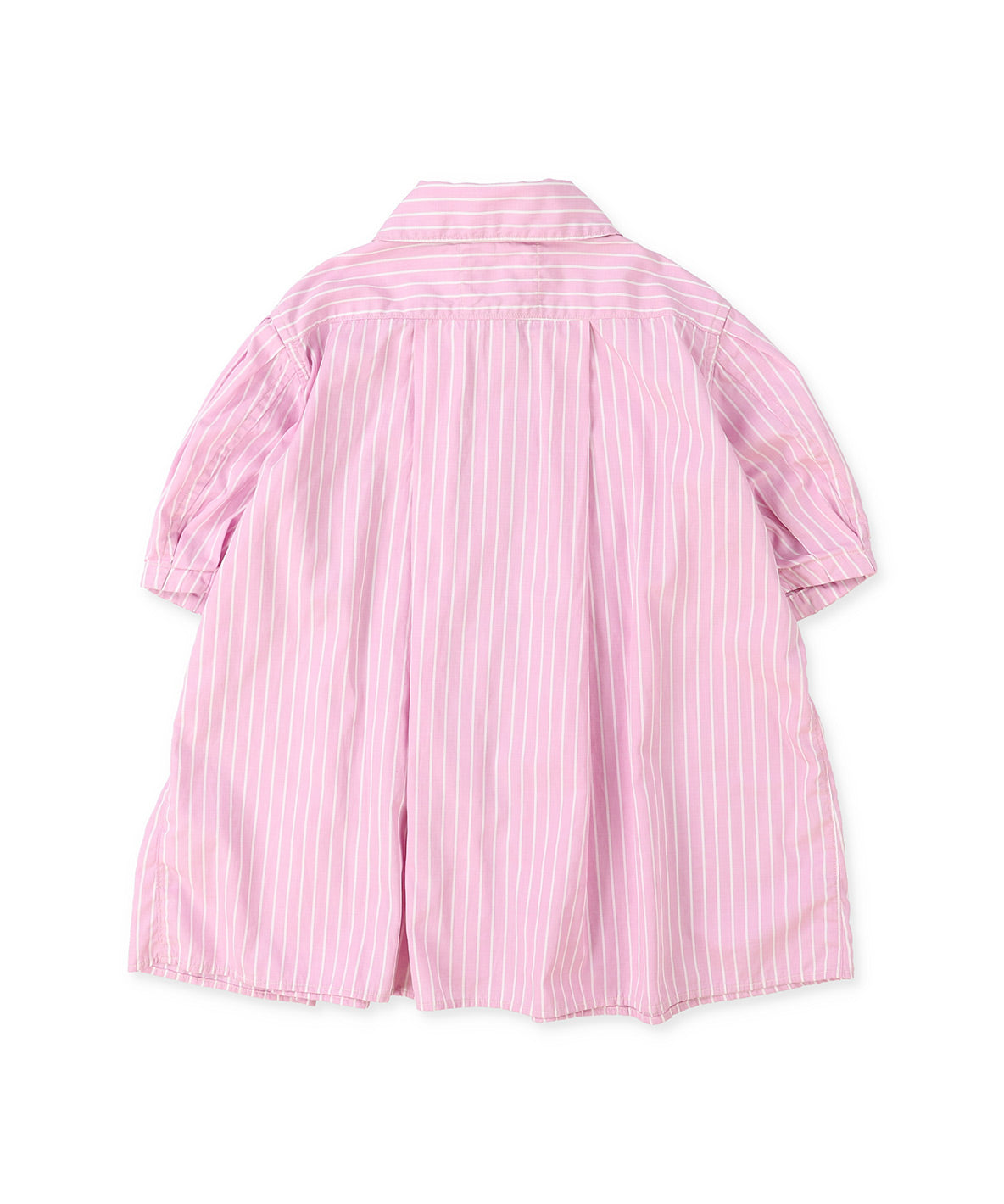 Typewriter Cloth Switched Design Shirt Dress