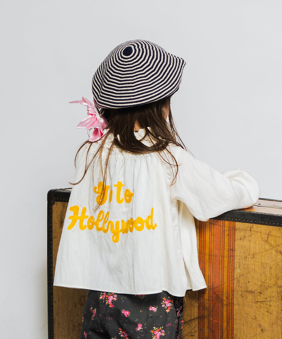 Striped Beret Cap