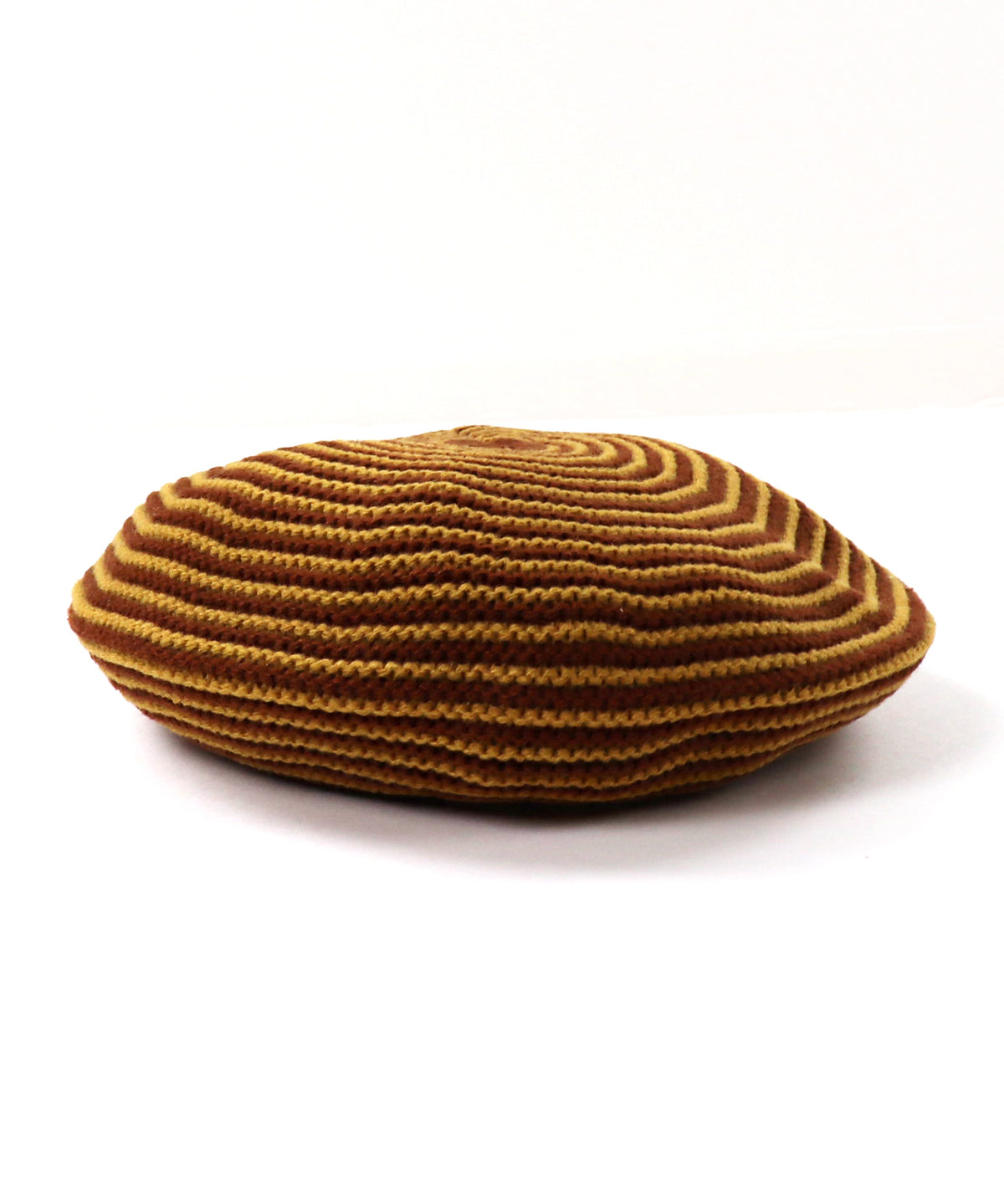 Striped Beret Cap