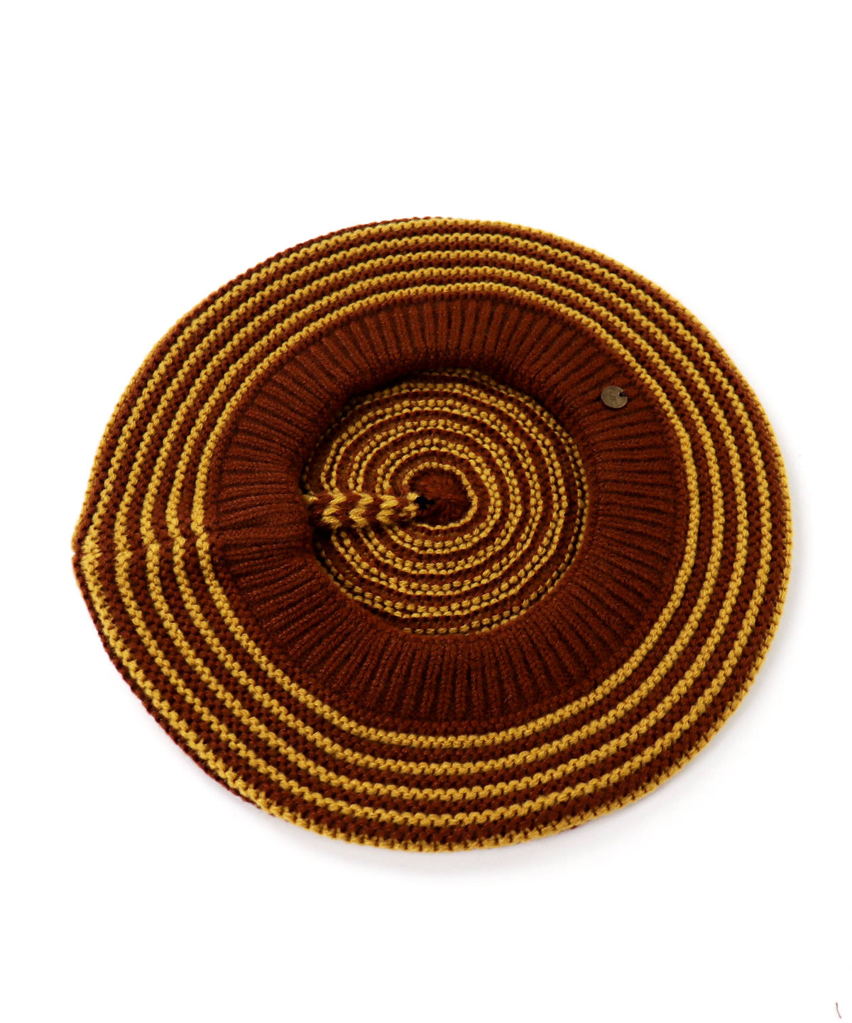 Striped Beret Cap