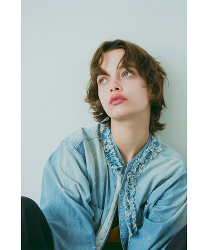 Chambray Remake Work Shirt(LADIES)