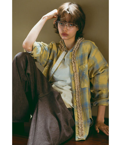 Flannel Remake Work Shirt(LADIES)