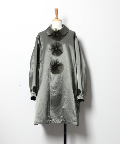 Flower Balmacaan Coat(LADIES)