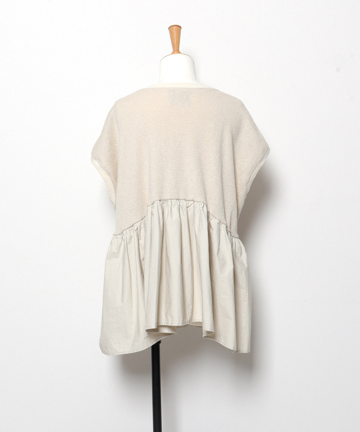 Glitter Waffle Unique Hem Pullover(LADIES)
