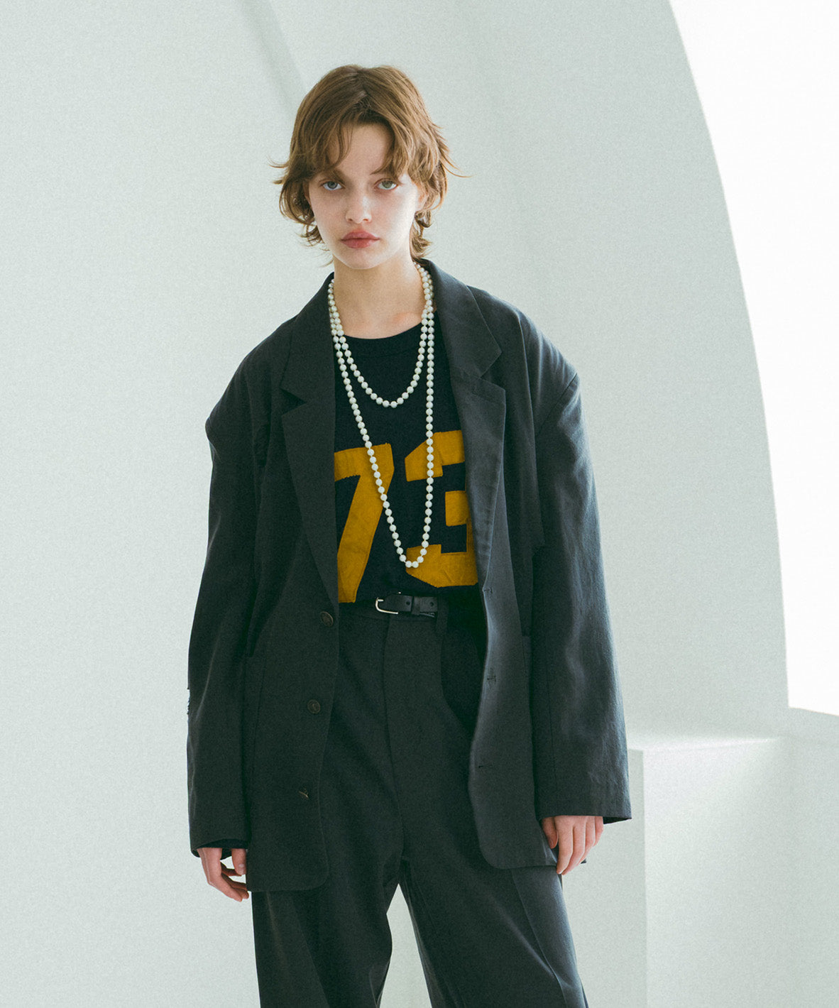 Numbering Wide Tee(LADIES)