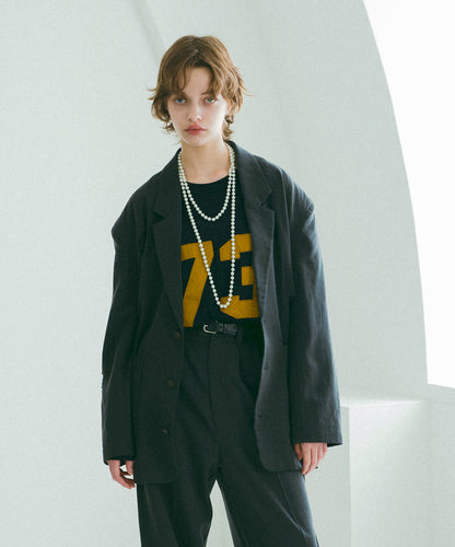 Numbering Wide Tee(LADIES)