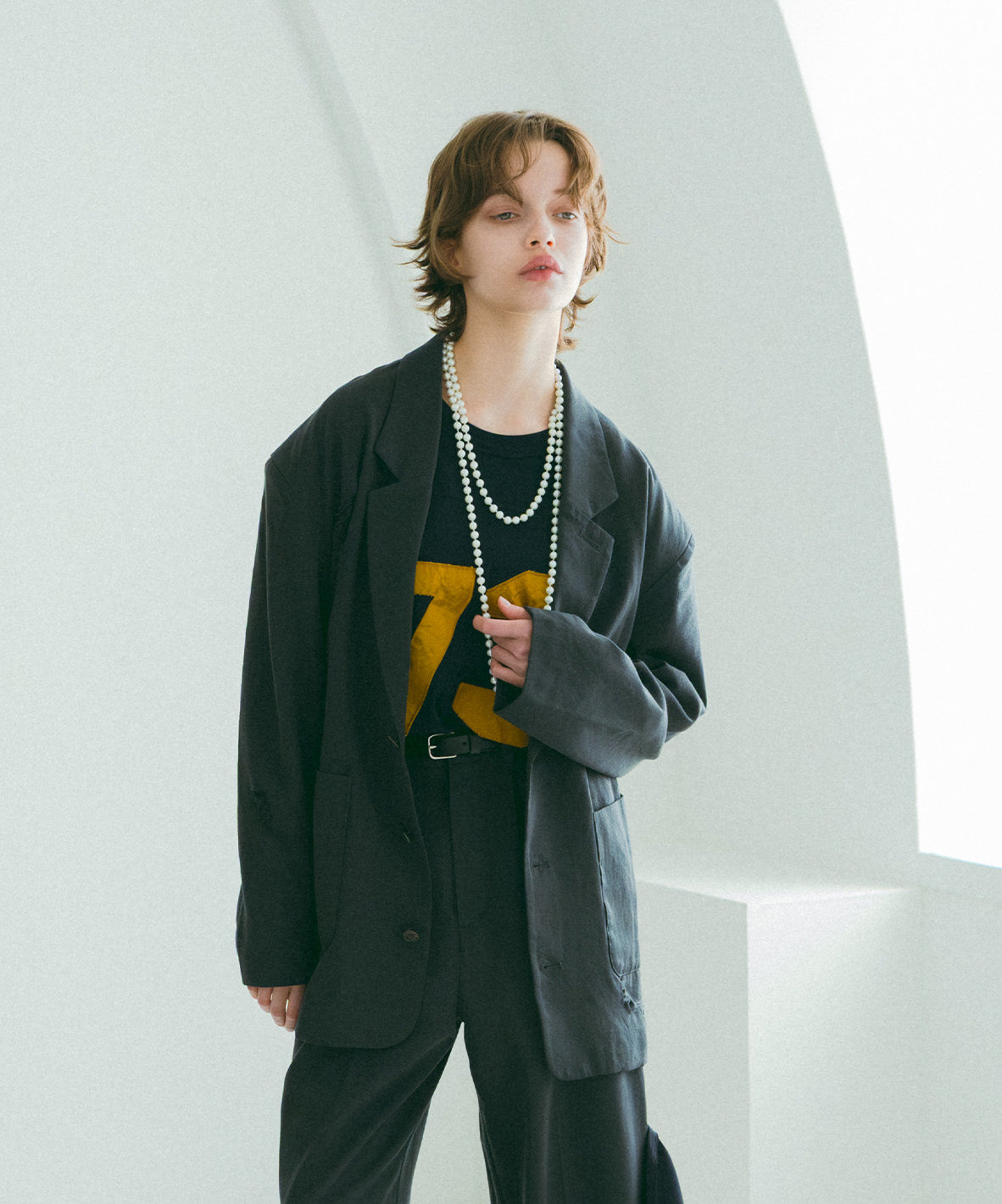 Numbering Wide Tee(LADIES)