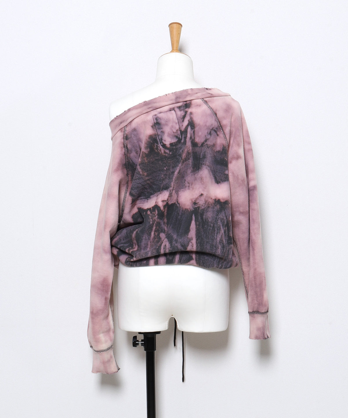 Vintage Pile Loose Neckline Pullover(LADIES)