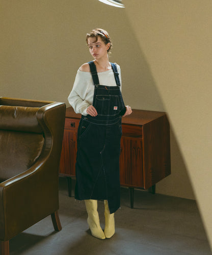 Vintage Pile Loose Neckline Pullover(LADIES)