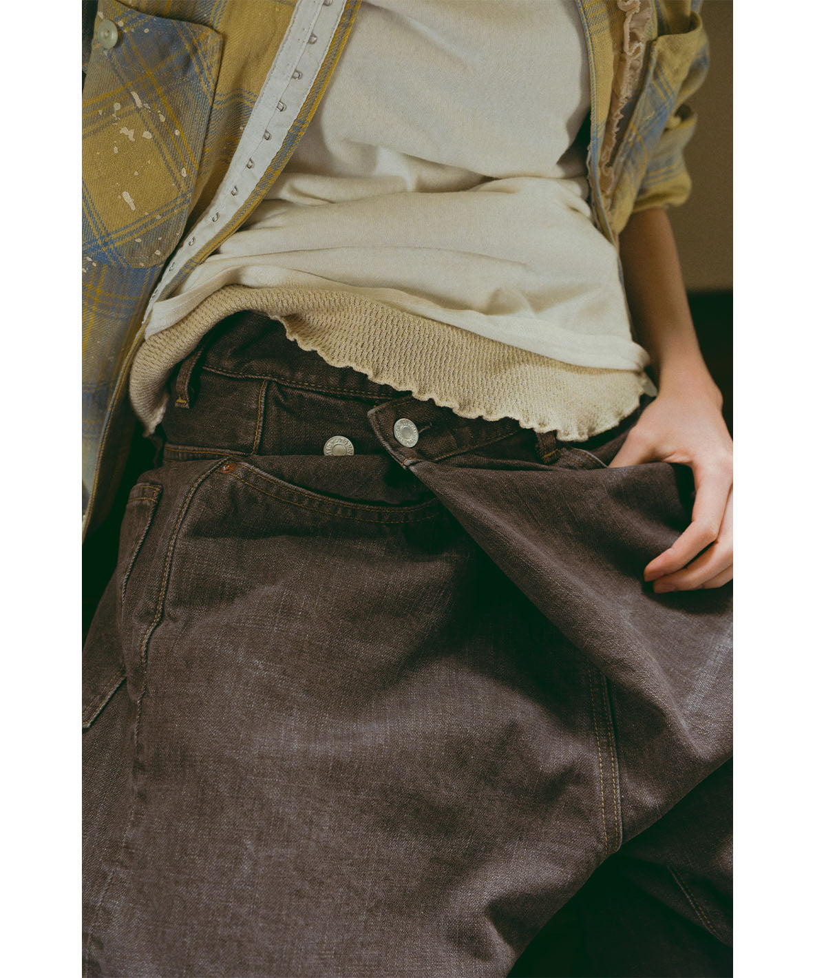 Colorful Denim 5 Pocket Pants(LADIES)