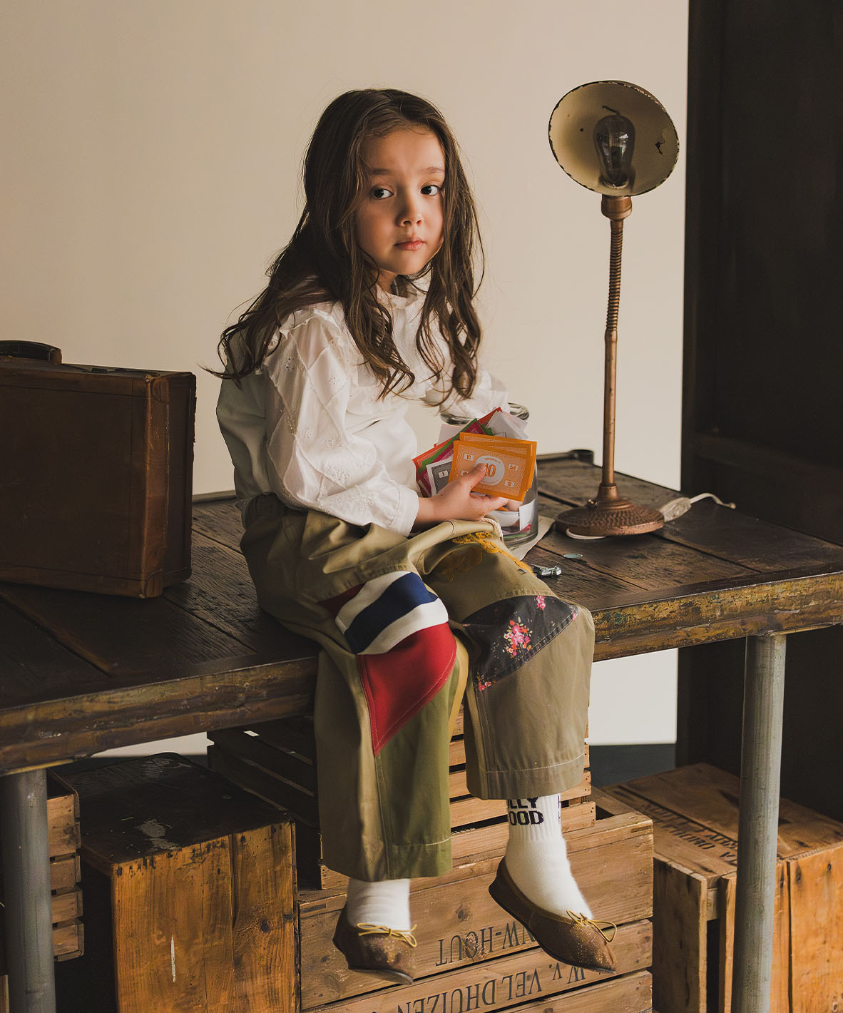 Chino Switching Design Pants