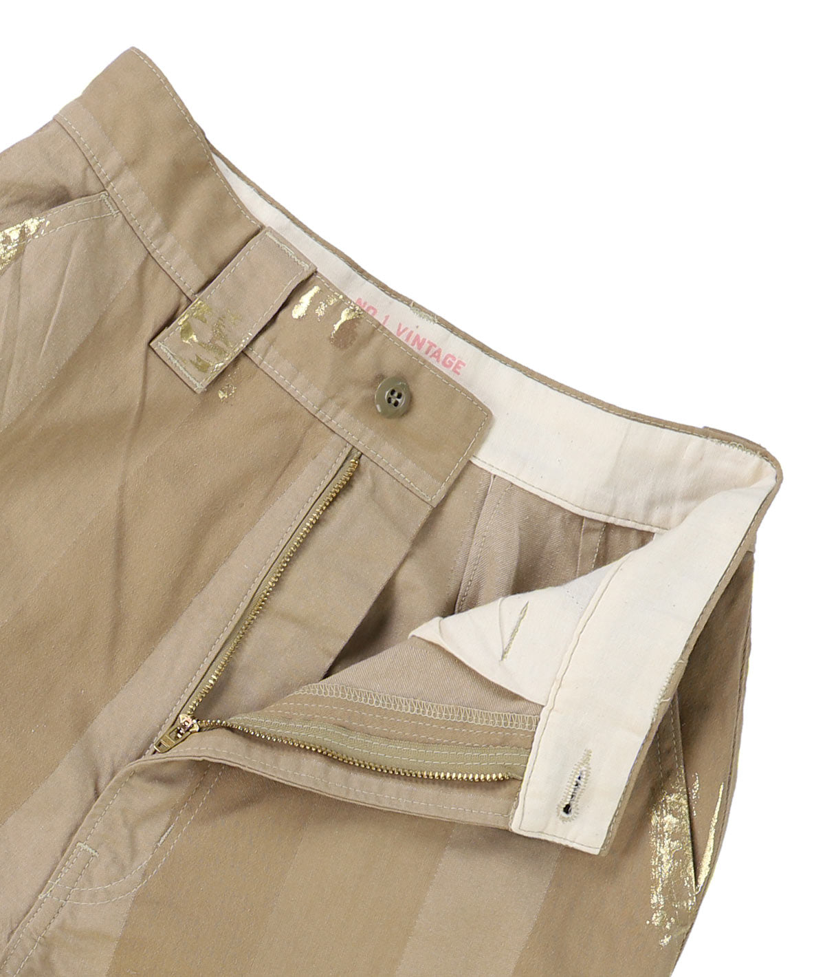 Dobby Sparkle Striped Chino Shorts(LADIES)