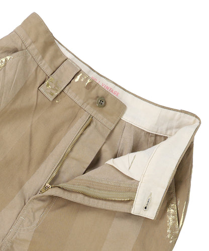 Dobby Sparkle Striped Chino Shorts(LADIES)