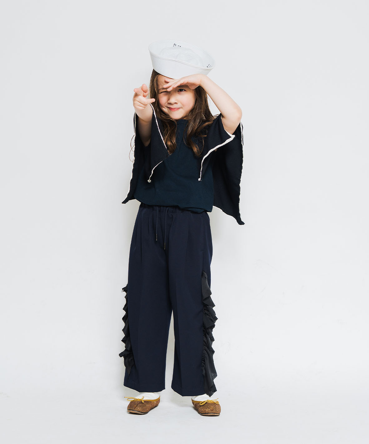 Ruffle Slacks