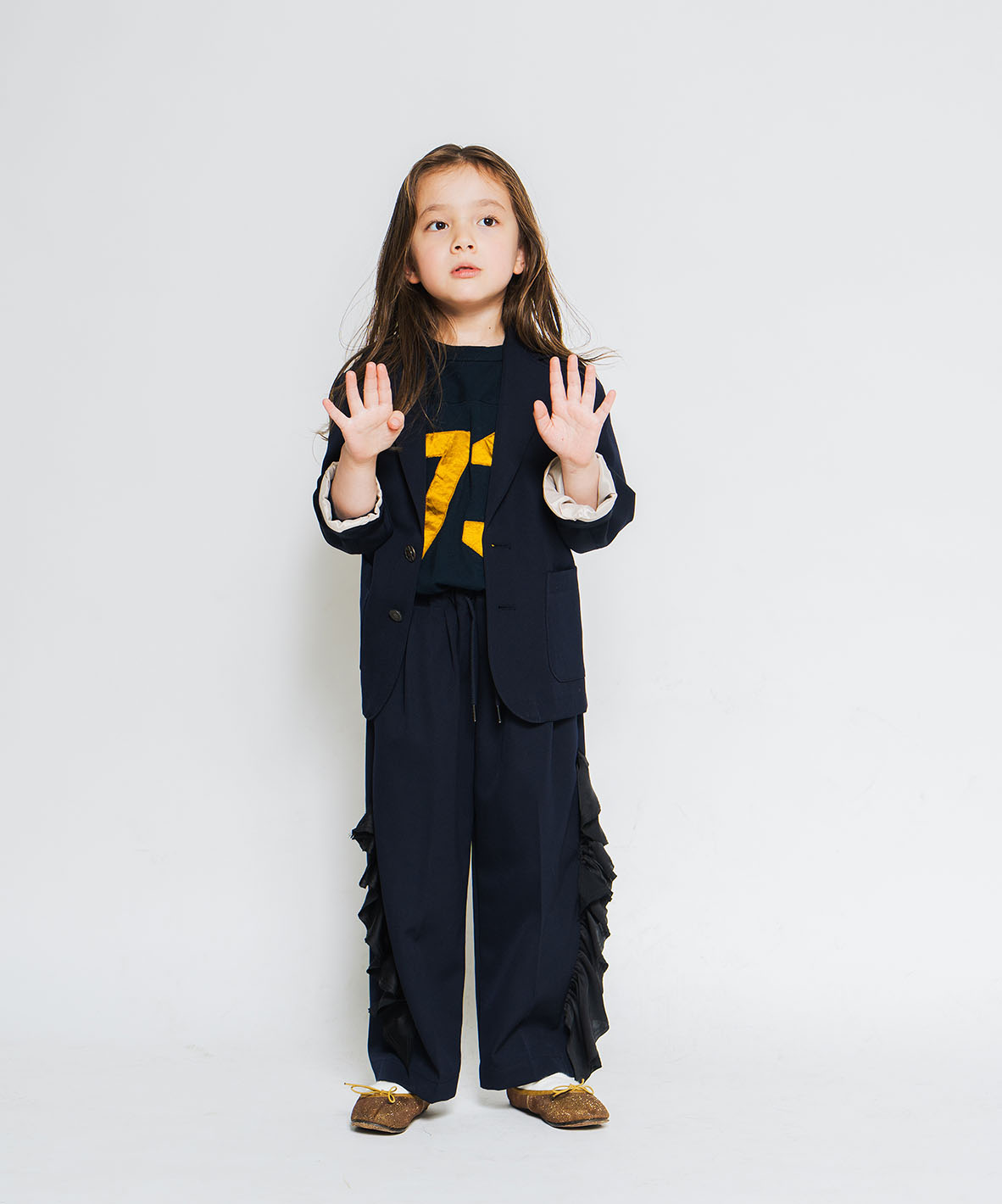 Ruffle Slacks