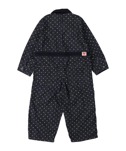 Polca Dot Denim Work Overalls