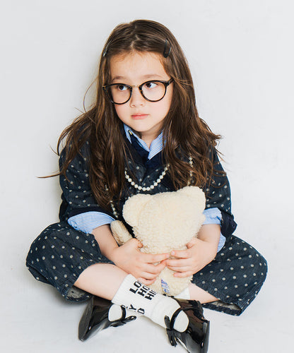 Polca Dot Denim Work Overalls