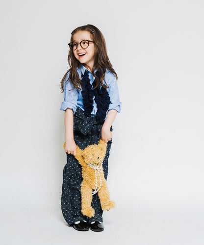 Polca Dot Denim Work Overalls