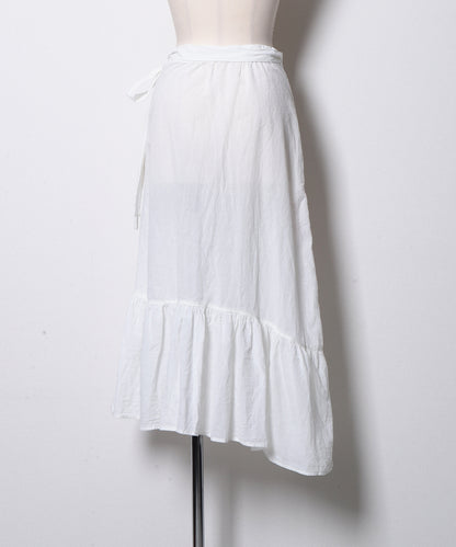 Loan Cutwork Wrapped Skirt(LADIES)