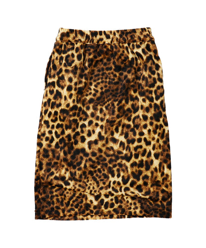 Leopard Velore Skirt