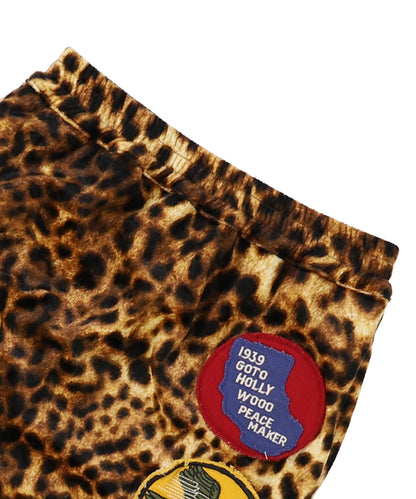 Leopard Velore Skirt