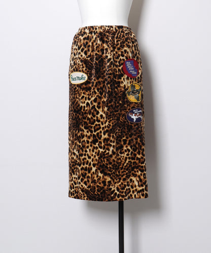 Leopard Velore Skirt(LADIES)