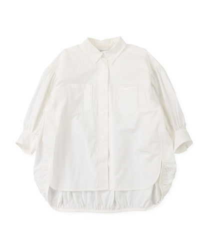 Typewriter Long Balloon Shirt