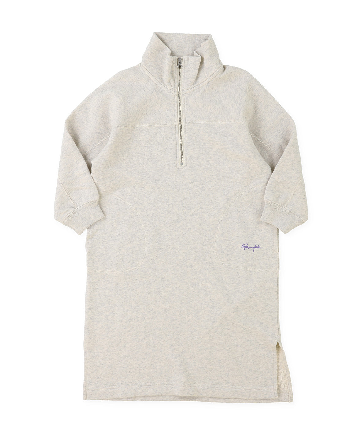 Half Zip Sweat Dress