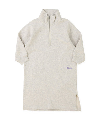 Half Zip Sweat Dress