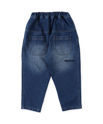Knit Denim 2 Tuck Pants