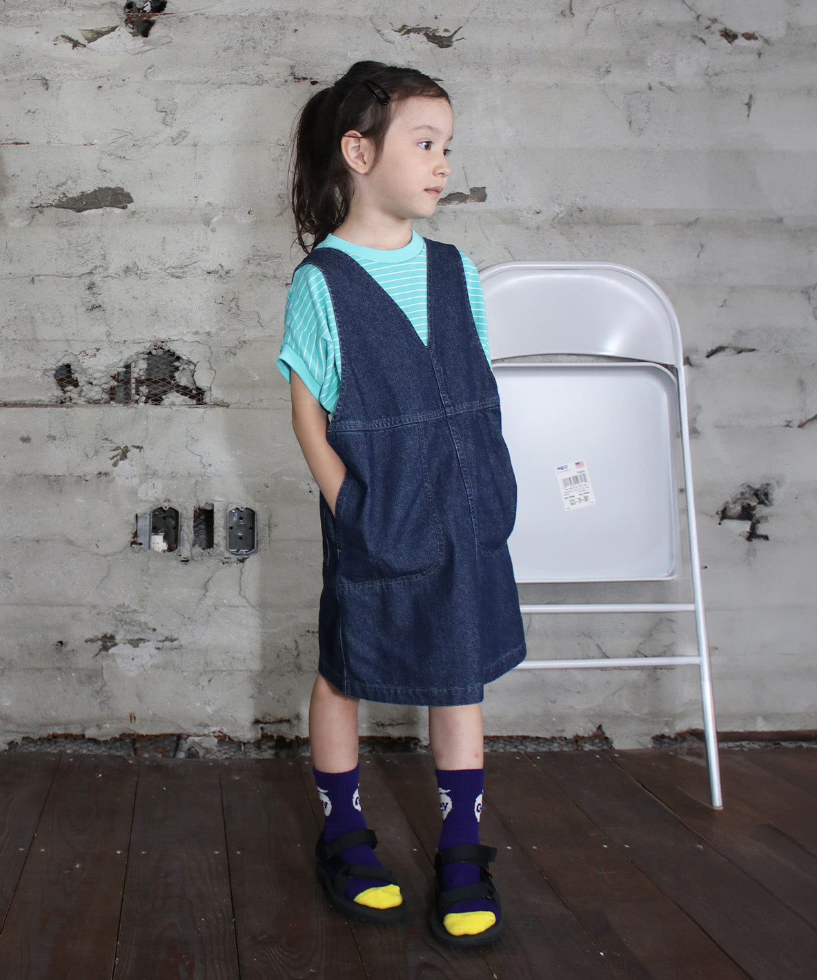 Denim Jumper Skirt