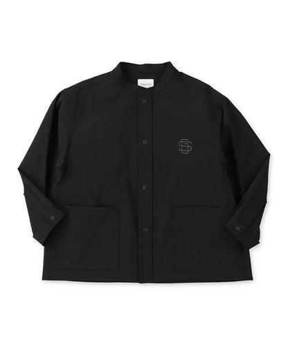 Nylon 4way Band Collar Shirt