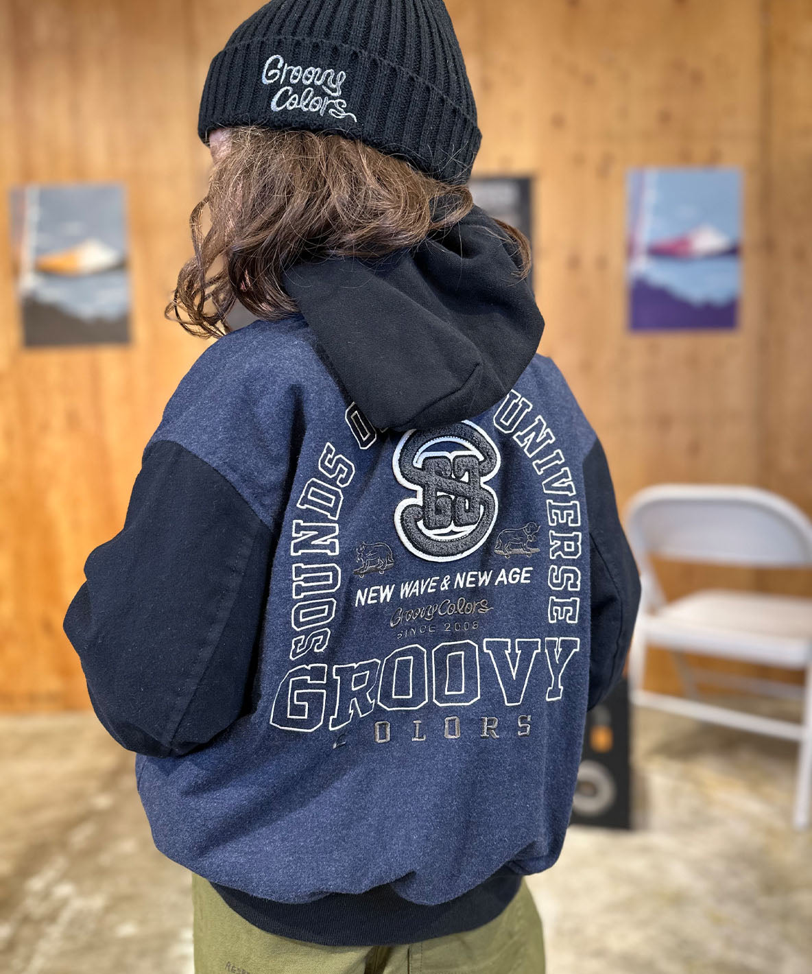 GROOVY COLORS Varsity Jacket
