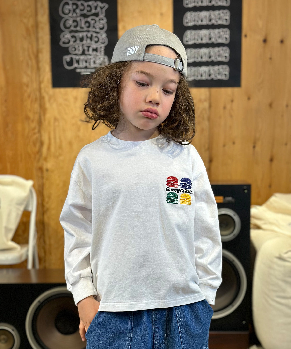 GROOVY BURGERS Long Sleeve Tee