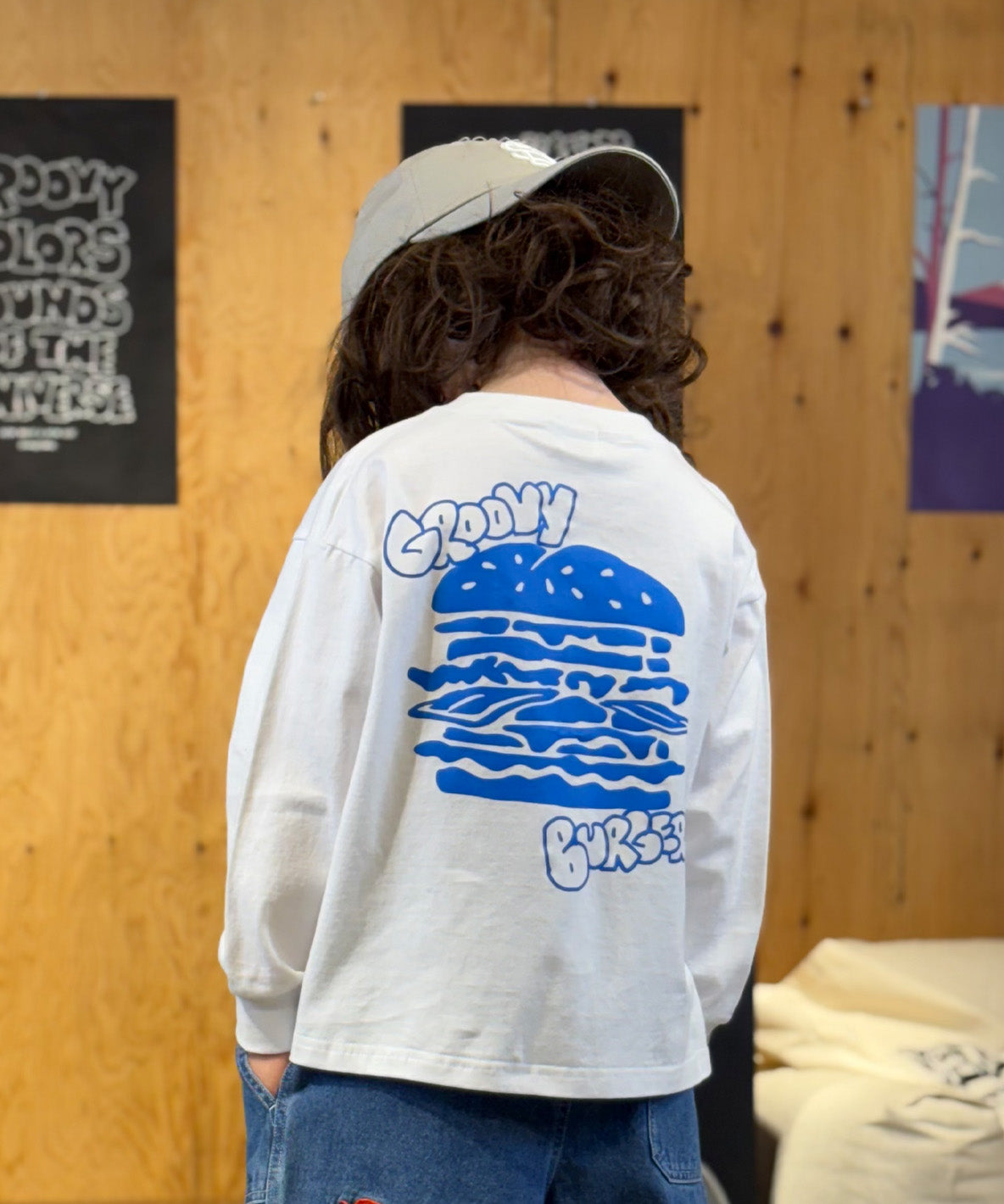 GROOVY BURGERS Long Sleeve Tee