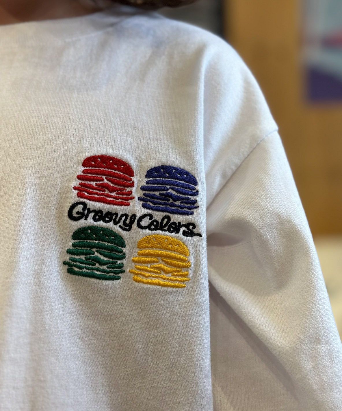 GROOVY BURGERS Long Sleeve Tee