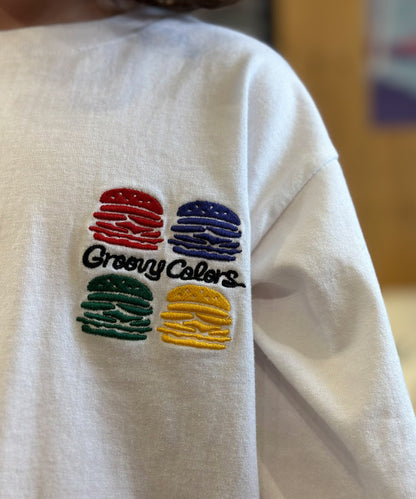 GROOVY BURGERS Long Sleeve Tee