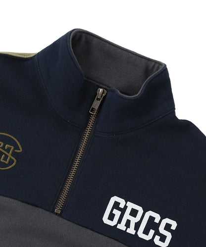 Crazy Coloring Half Zip Sweatshirt