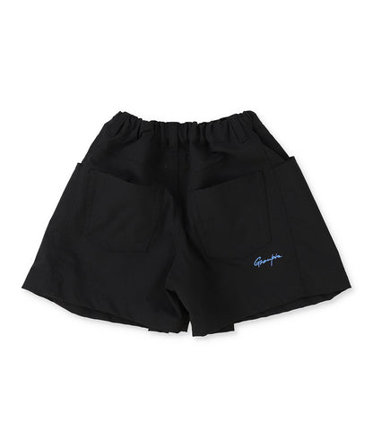 Water-repellent Wrap Front Culottes