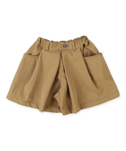 Water-repellent Wrap Front Culottes