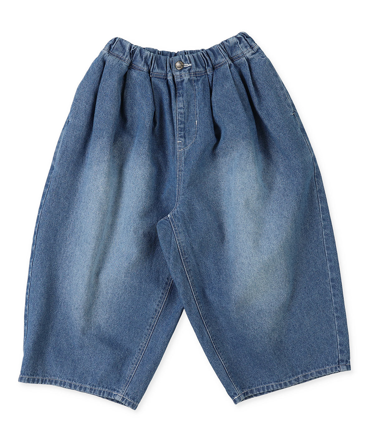 Denim Tuck Pants