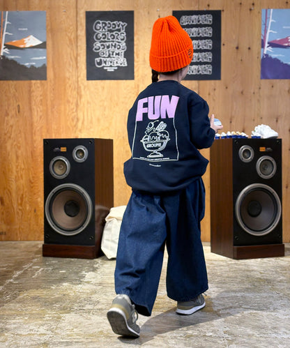 Denim Tuck Pants