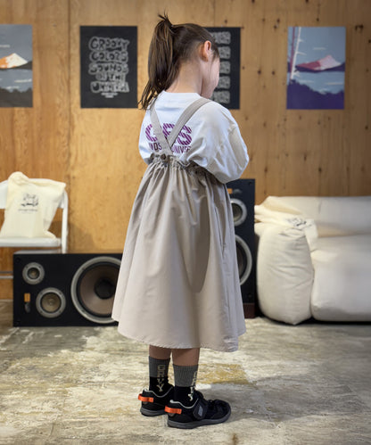 Water-repellent Salopette Skirt