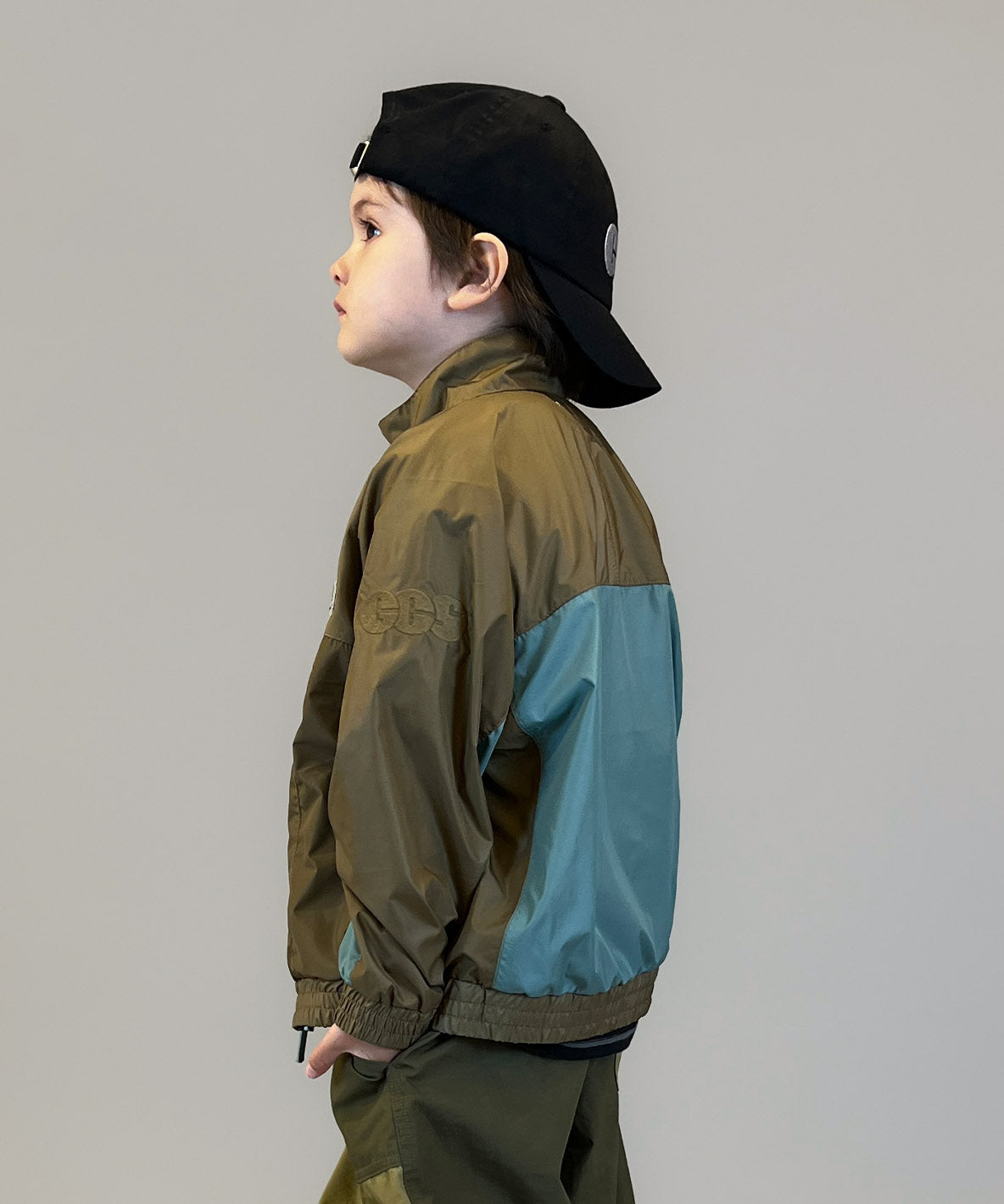 Recycled Polyester 2tone Zip Jacket