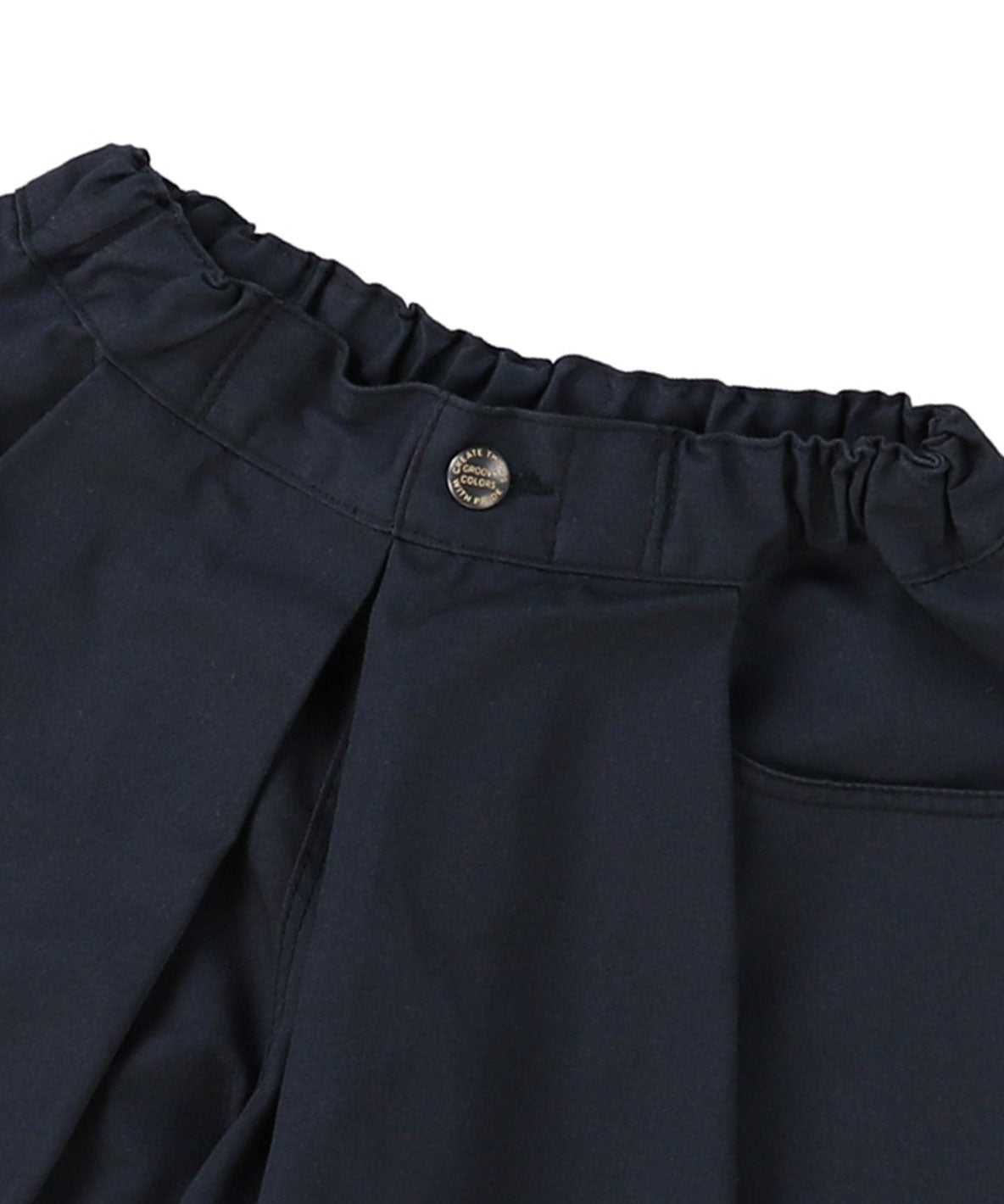 Twill Front-tuck Culottes