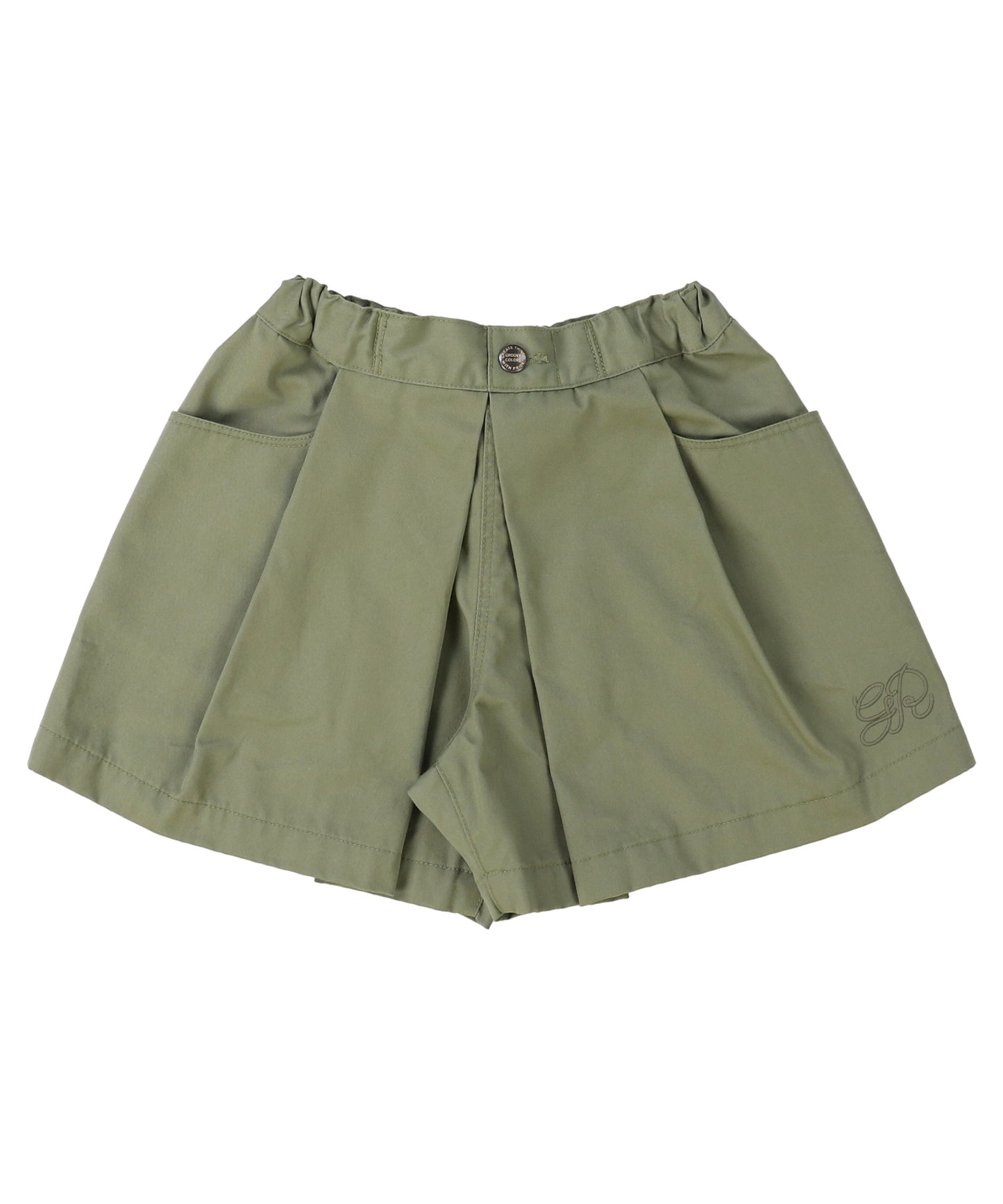 Twill Front-tuck Culottes
