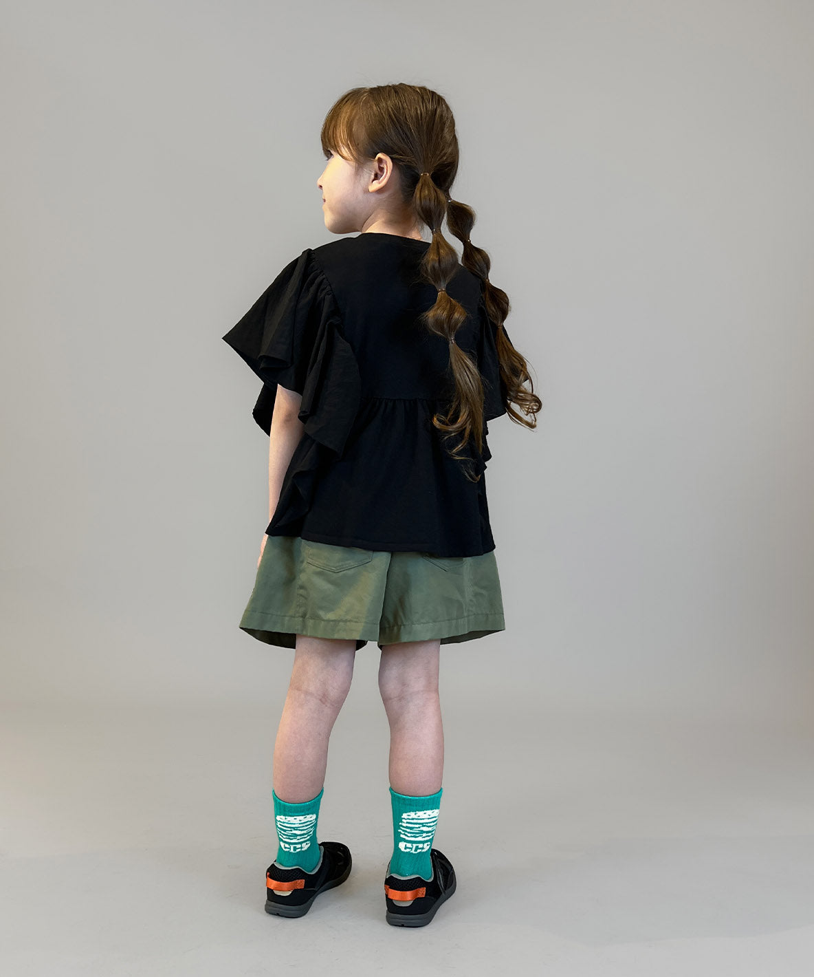 Twill Front-tuck Culottes