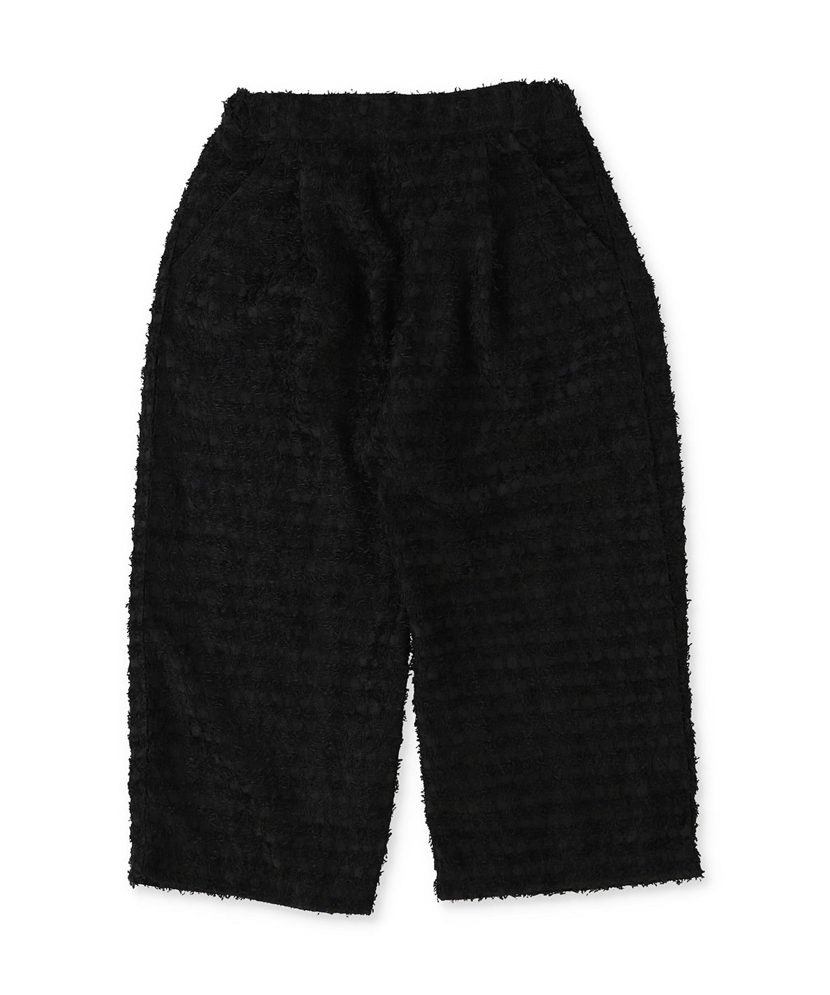 Sheer Shaggy Jacquard Long Pants