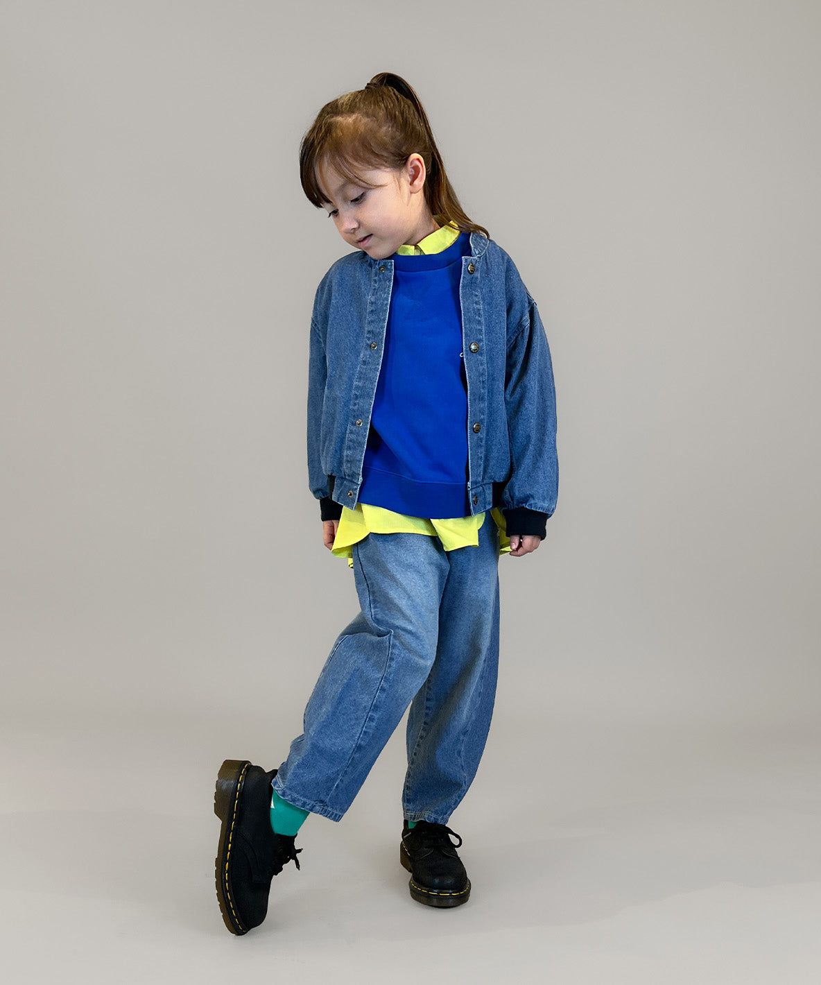 8oz Denim Barrel Leg Long Pants
