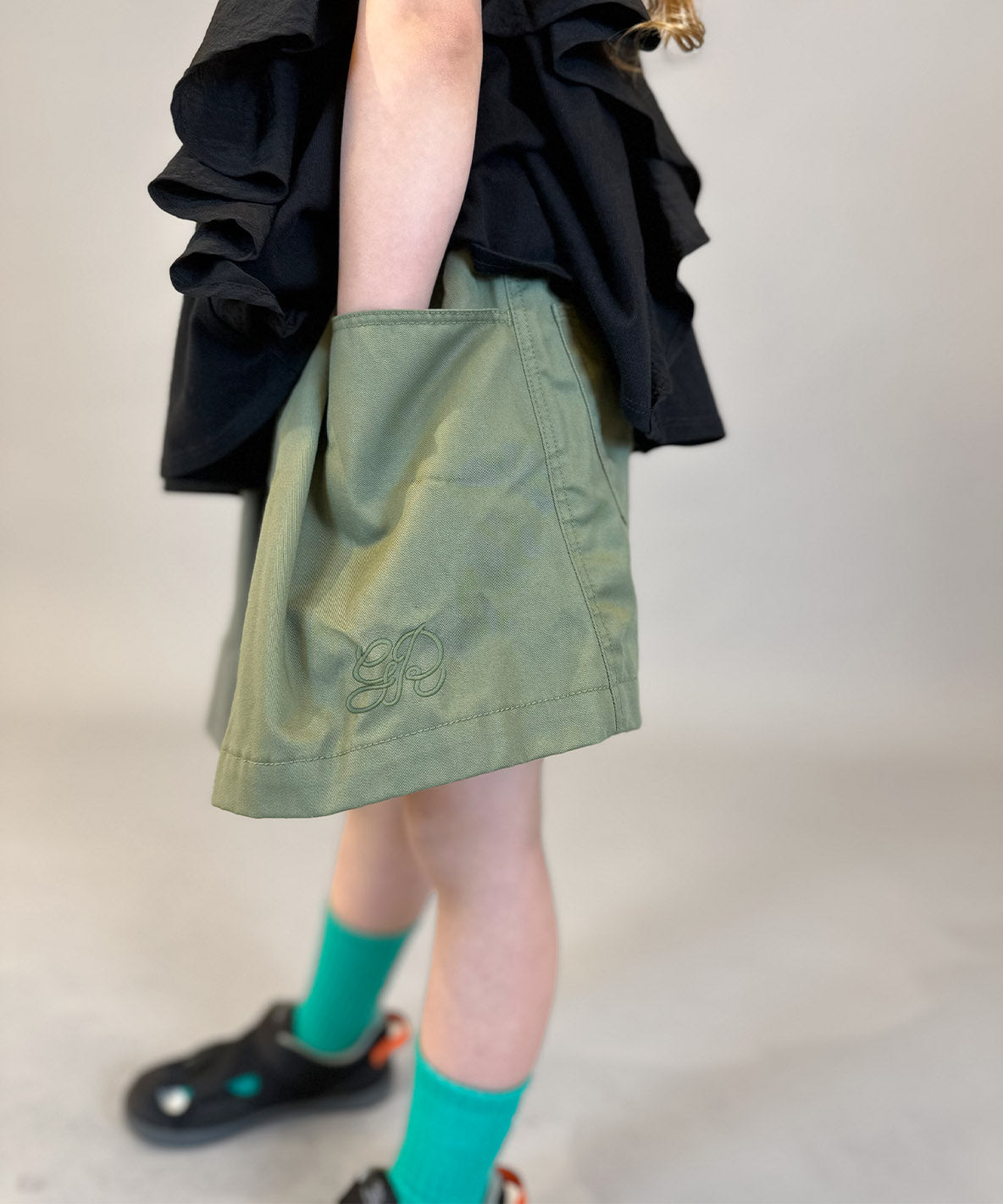 Nylon Taffeta Wrapped Culottes